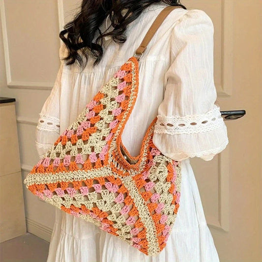 Borsa da donna casual leggera in tessuto