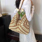 Borsa da donna casual leggera in tessuto
