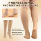 Knee-High Sports Support Socks with Zipper