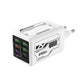 Alimentatore a 6 porte in stile cyberpunk