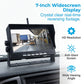 🌙✨ Anche al buio visibilità cristallina! Sistema di telecamera wireless HD da 7 pollici con visione notturna – parcheggia come un professionista!