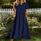 💥LAST DAY SALE 50%OFF💥Women's Eyelet Lace A-Line Dress with Pockets 👗 – Cotton Blend, Machine Washable, Solid Colours, Sizes S-2XL