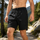 Pantaloncini sportivi da uomo ad asciugatura rapida con tasche con cerniera