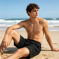Pantaloncini sportivi da uomo ad asciugatura rapida con tasche con cerniera