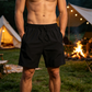 Pantaloncini sportivi da uomo ad asciugatura rapida con tasche con cerniera