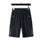 Pantaloncini sportivi da uomo ad asciugatura rapida con tasche con cerniera
