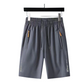 Pantaloncini sportivi da uomo ad asciugatura rapida con tasche con cerniera