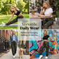 Pantaloni jogger cargo camouflage da donna