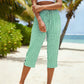 Pantaloni capri estivi da donna a quadri