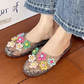 Pantofole da donna trasparenti con glitter e punta chiusa