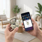 Mini auricolari wireless con custodia dotata di display digitale a LED