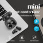 Mini auricolari wireless con custodia dotata di display digitale a LED