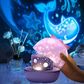 Lampada da notte con proiettore di stelle rotante ricaricabile
