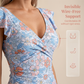 🏖️ Summer Hot Sale 80% OFF🌊👙 Women's Elegant V-Neck Tummy Control Swim Dress