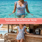 🏖️ Summer Hot Sale 80% OFF🌊👙 Women's Elegant V-Neck Tummy Control Swim Dress
