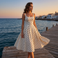 Women's Vintage Polka Dot A-Line Dress