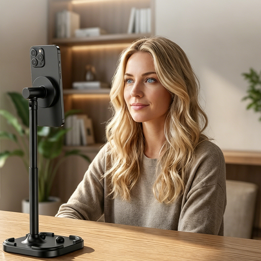 Supporto magnetico da scrivania per telefono