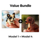 🎨🐶 Kit per modellino 3D di cane con perline colorate – Sconto del 50%! Perline colorate, design 3D e tanto divertimento creativo per tutte le età. 🔥✨