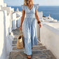 Elegant Summer Flowy Maxi Dress