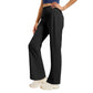 Figure-Flattering Straight-Leg Yoga Pants