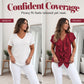 Elegant Ruffle V-Neck Blouse