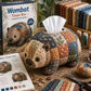 Kit fai da te con materiali per realizzare graziosi animaletti da mettere nella scatola dei fazzoletti