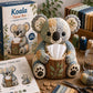 Kit fai da te con materiali per realizzare graziosi animaletti da mettere nella scatola dei fazzoletti