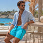 Men's Casual Shorts with Zip Pocket