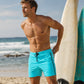 Men's Casual Shorts with Zip Pocket