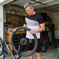 Set da uomo con t-shirt color-block e pantaloncini