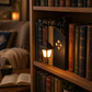 Lampada da libro a forma di lampione retrò in miniatura