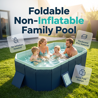 🥳OFFERTA IMPERDIBILE 2026🥳💞OLTRE 50.000 VENDUTE!👵❤️ Piscina rinforzata, non gonfiabile: goditi divertenti attività acquatiche e rinfrescati a casa durante l'estate.