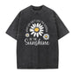 ⏳Limited-time 50% off⏰Vintage Washed Daisy Print Loose Fit T-Shirt🌼👚