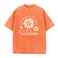 ⏳Limited-time 50% off⏰Vintage Washed Daisy Print Loose Fit T-Shirt🌼👚