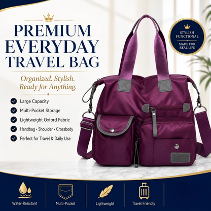 Borsa tote impermeabile da donna di grande capienza