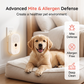 Purificatore d'aria per animali domestici e repellente ad ultrasuoni contro gli acari 2 in 1