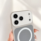 Custodia per cellulare con contrasto cromatico magnetico