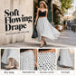 Women's Polka Dot Midi Skirt