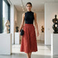 Women's Polka Dot Midi Skirt
