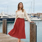 Women's Polka Dot Midi Skirt