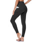 Leggings da allenamento a vita alta, modellanti, con effetto lifting sui glutei e contenimento addominale, dotati di tasca laterale