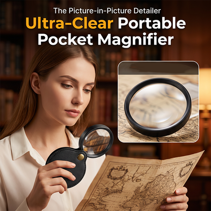 💥【SCONTO DEL 50% A TEMPO LIMITATO】🔥 Lente d'ingrandimento tascabile portatile 15x HD | Perfetta per menu, flaconi di medicinali e carte