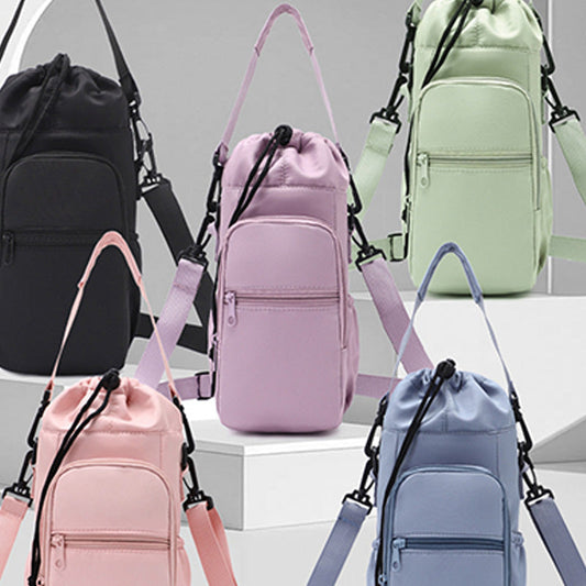 🏆 Sconto Esclusivo del 50%! 🎒 Borsa per Bottiglia d’Acqua con Scomparto per Telefono – Perfetta per Attività all’Aperto e Uso Quotidiano 🌲 | Isotermica, Grande Spazio e Doppia Tracolla ✨