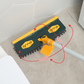🧹🪣 Spazzola per pavimenti estendibile 2 in 1 con raschietto 🧽✨