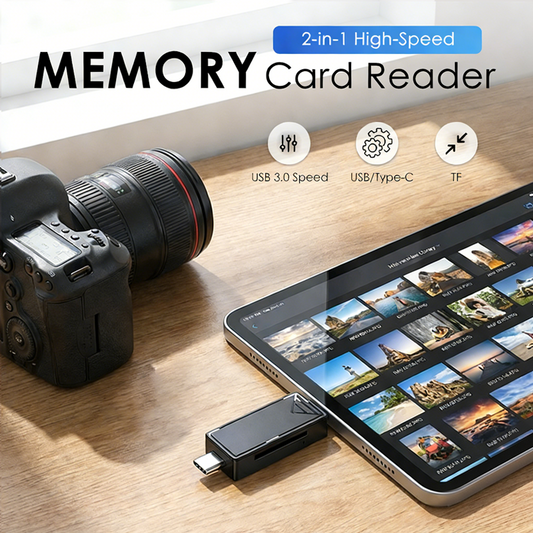 Lettore di schede di memoria 2-in-1 ad alta velocità