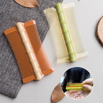 [Regalo speciale] Pettine in bambù a doppia faccia con denti fini per lo styling
