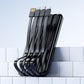 Power bank con ricarica rapida e cavi integrati