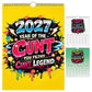 Funny Graffiti Wall Calendar