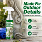 Potente spray detergente per sculture da giardino