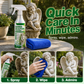 Potente spray detergente per sculture da giardino